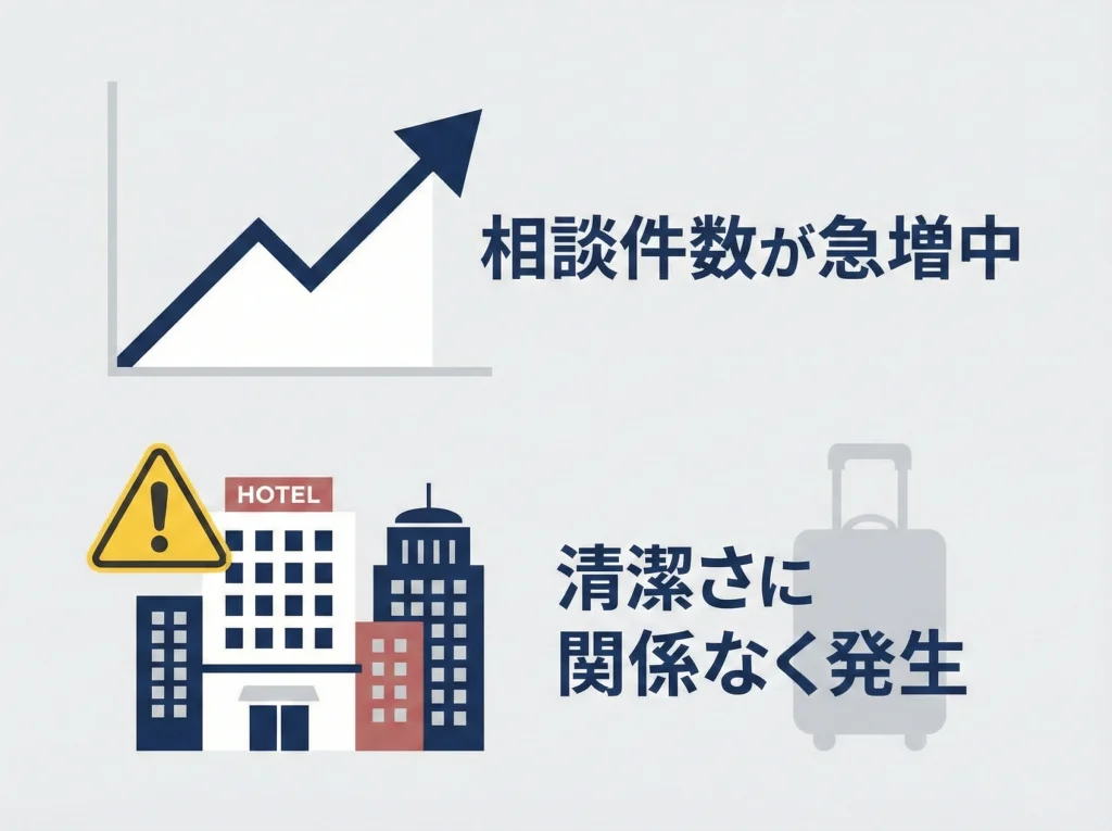 日本の発生状況と増加