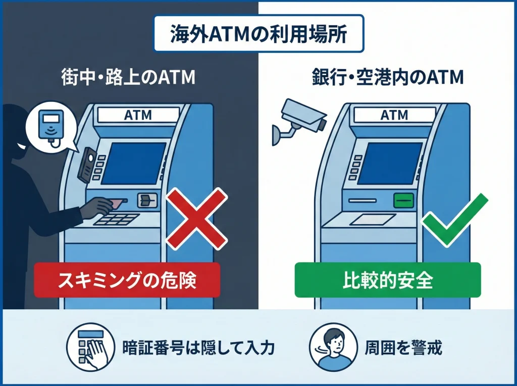 海外ATMキャッシング注意