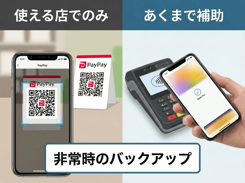 PayPayとApplePay対応
