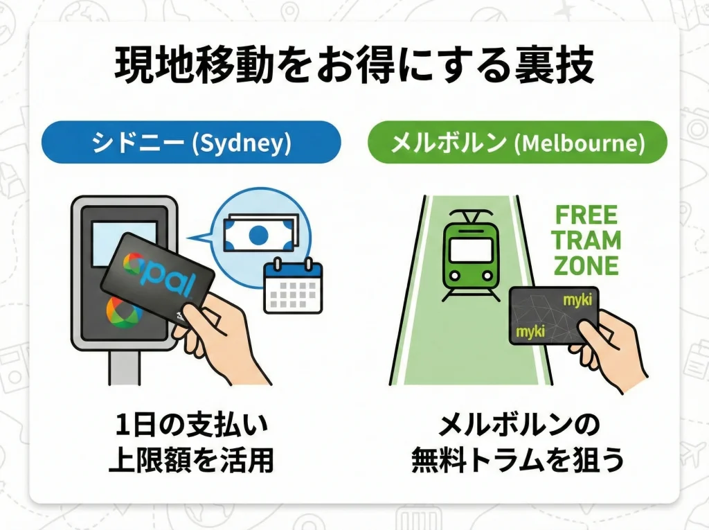 交通ICカードOpal・myki