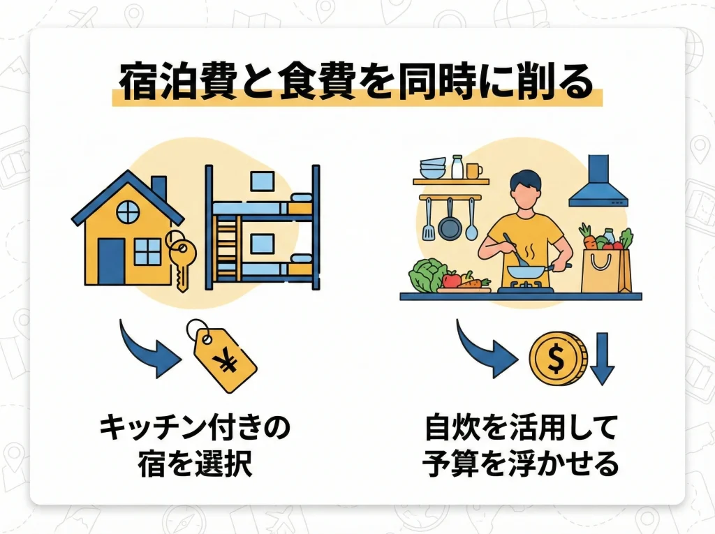 ホテル代節約はAirbnb・ホステル