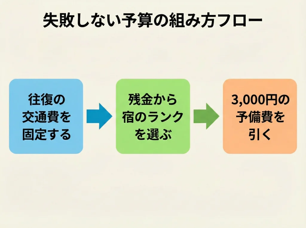 交通費込み予算の決め方