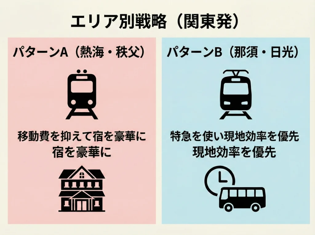 関東発の近距離温泉モデル