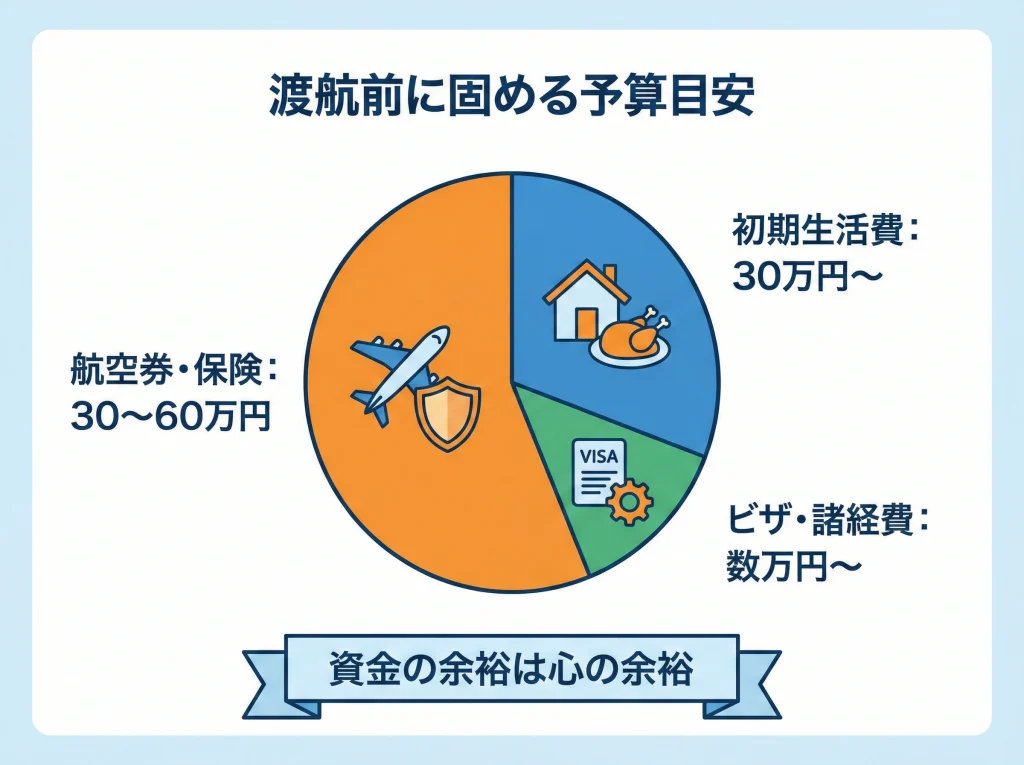 準備費用・資金証明