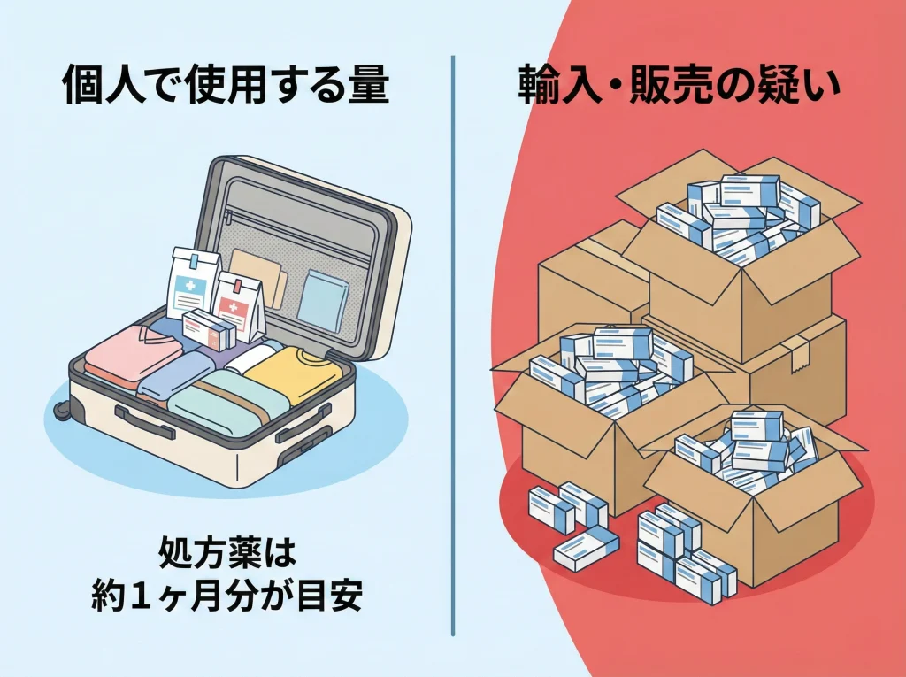 薬機法の持ち出し上限