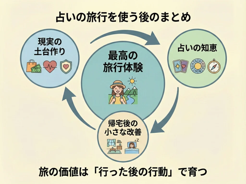 旅行に行くべきか占いまとめ