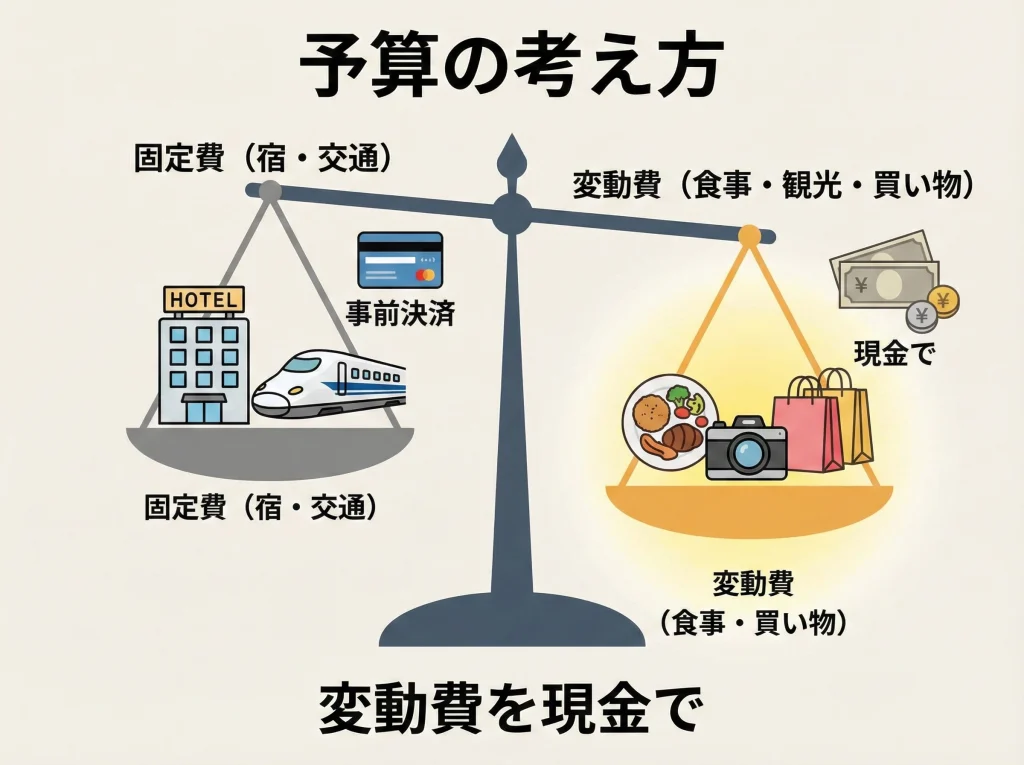 一人旅・家族旅行の予算