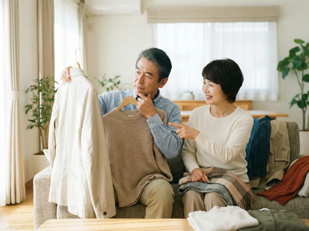 旅行の服装で迷う60代男性へ