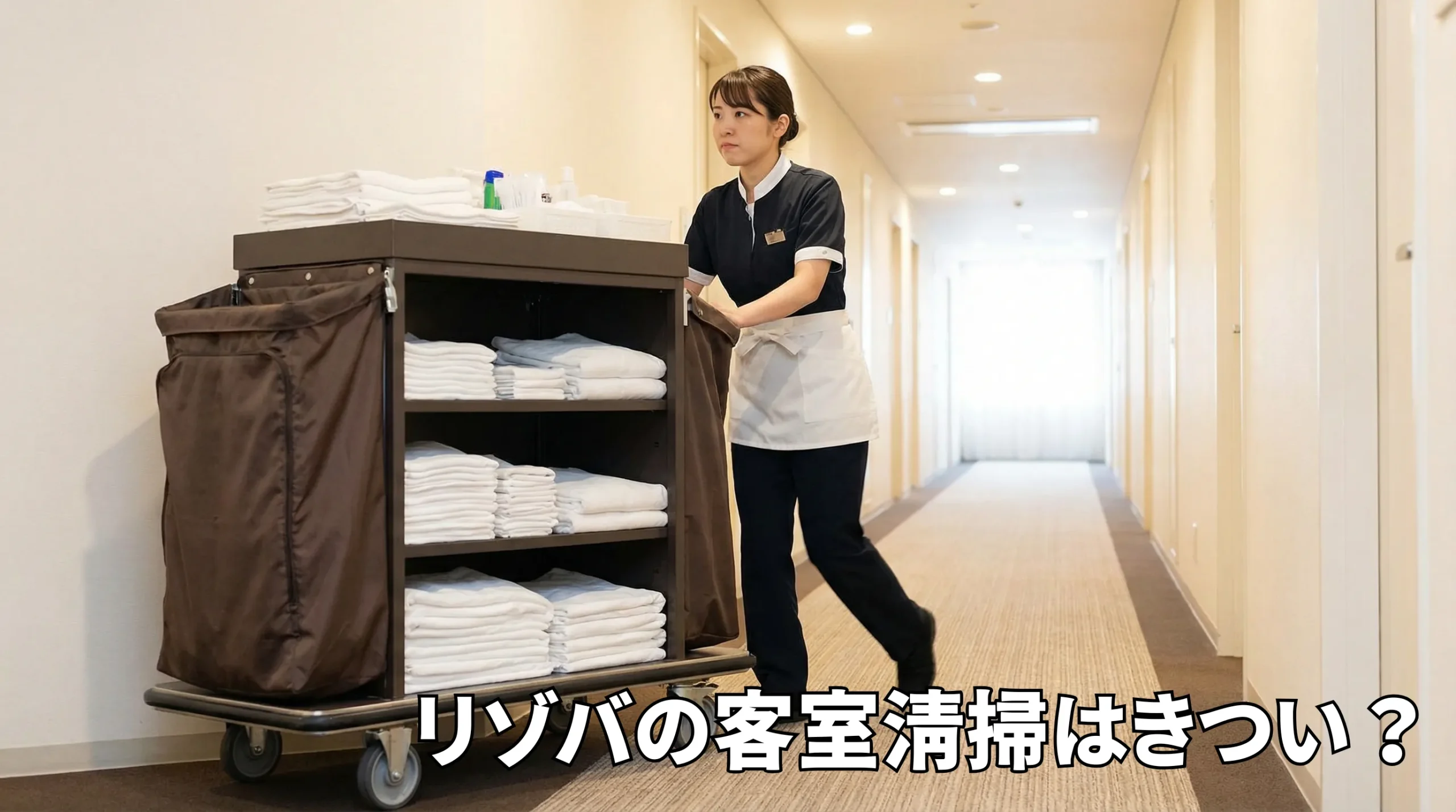 リゾバの客室清掃はきつい？体力・腰痛のリアルな実態と失敗しない求人の選び方