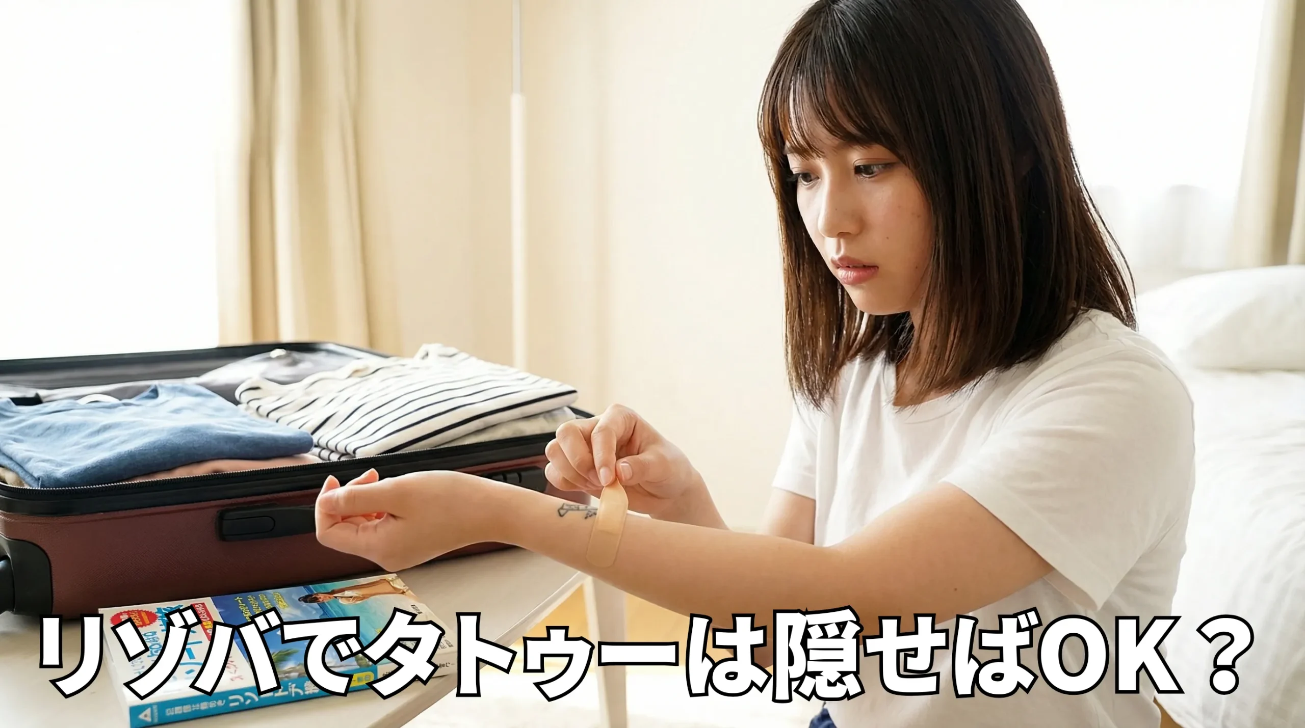 リゾバでタトゥーは隠せばOK？現実的な求人の探し方とバレない基準