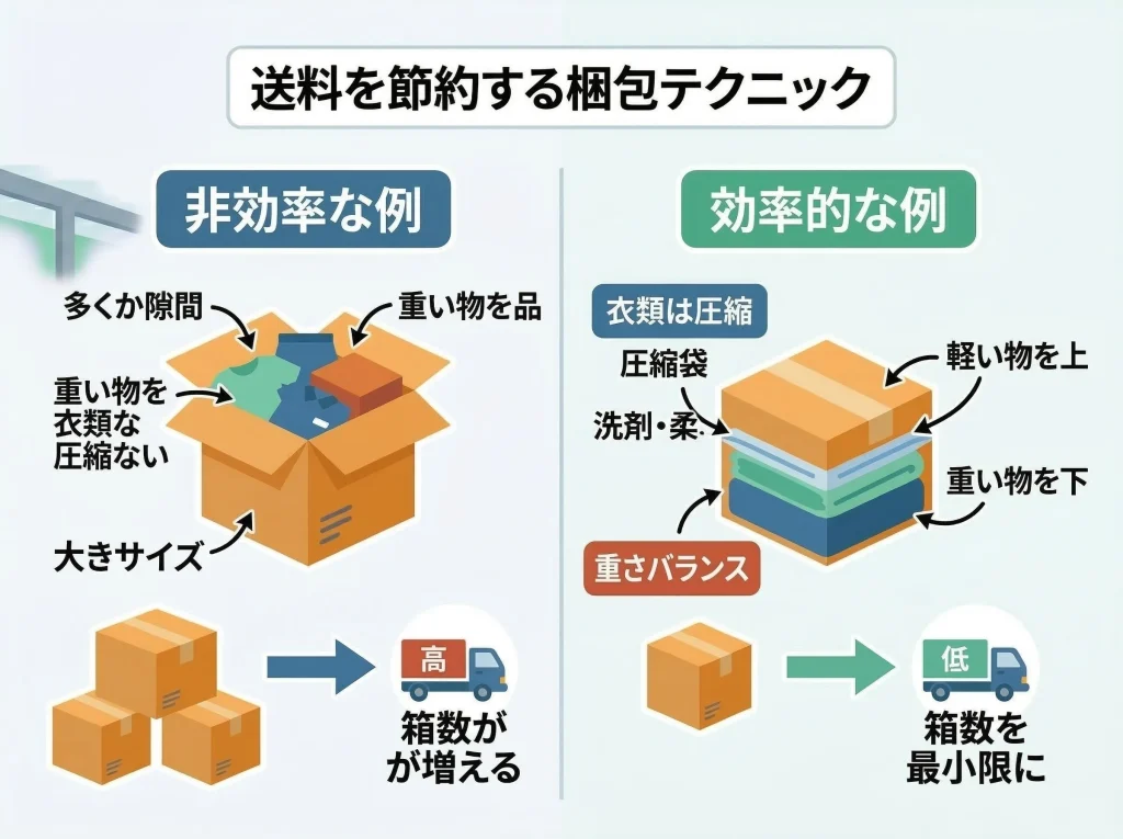 送料を抑える発送方法