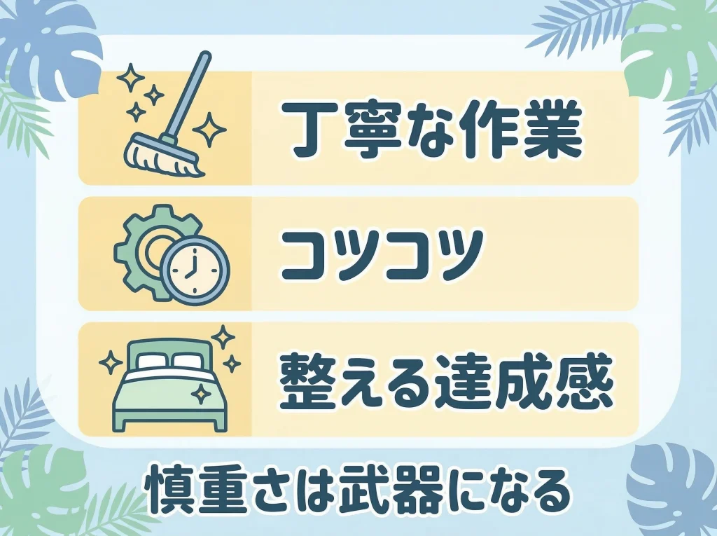 清掃スタッフが向いている人