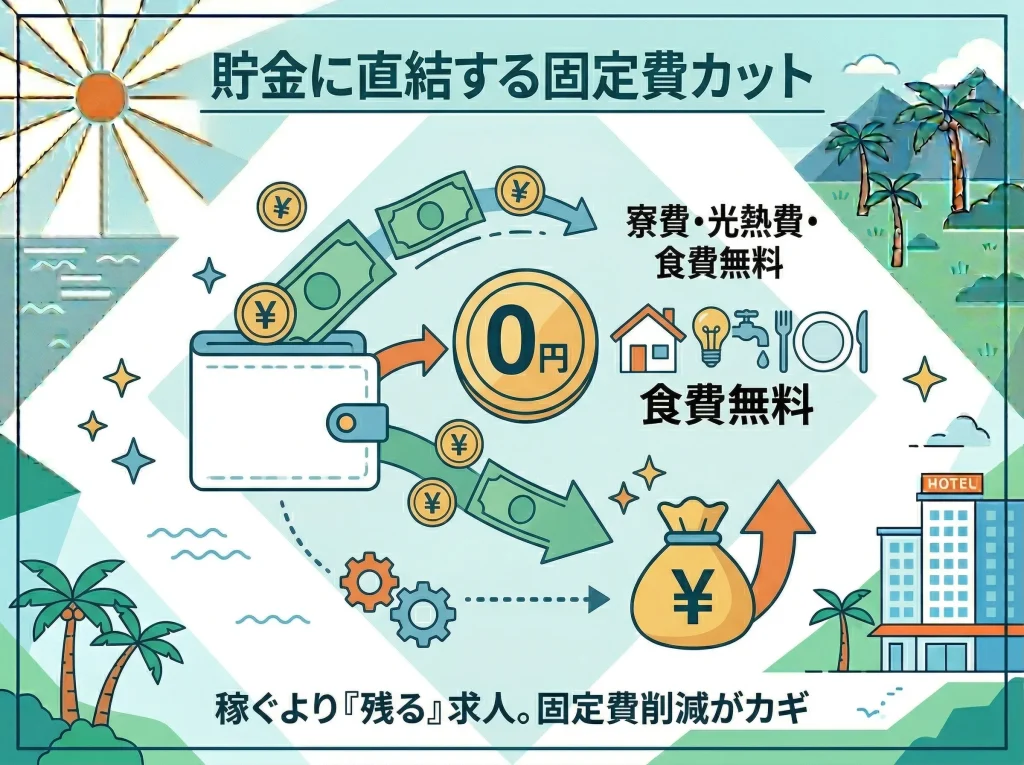 貯金しやすい求人条件