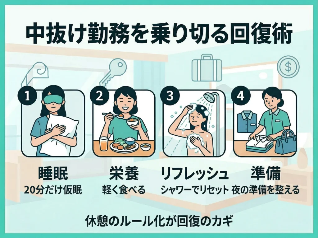 中抜け勤務の注意点