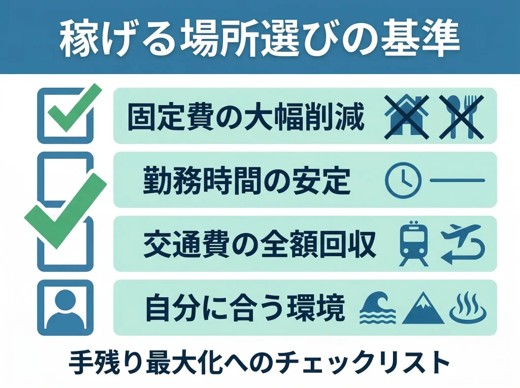 リゾートバイトで稼げる場所まとめ