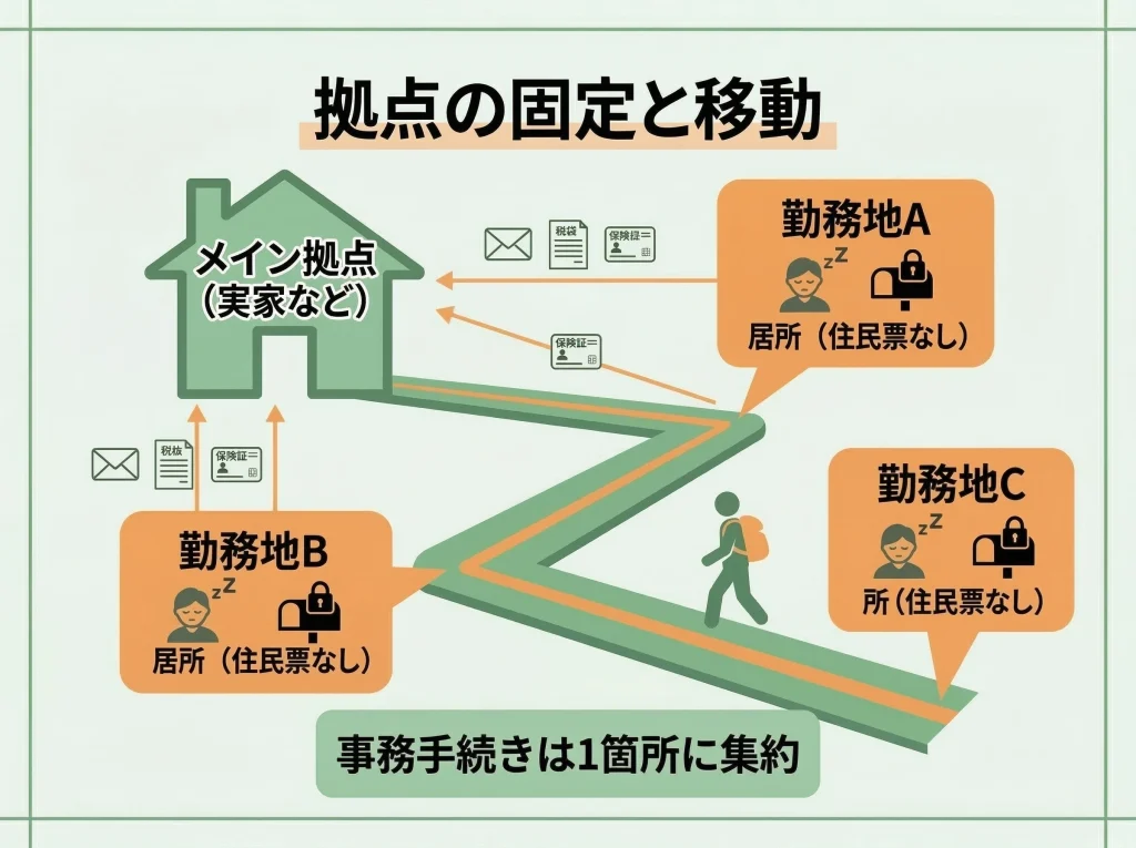はしごリゾバと居所