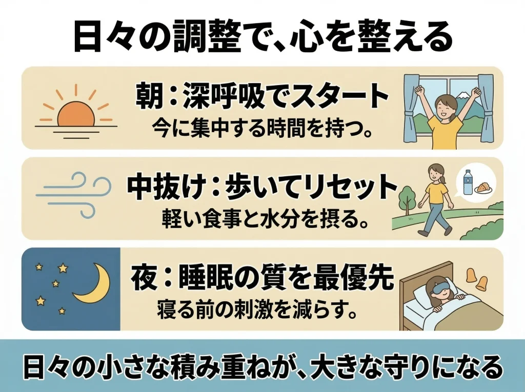 ストレス対策を習慣化する