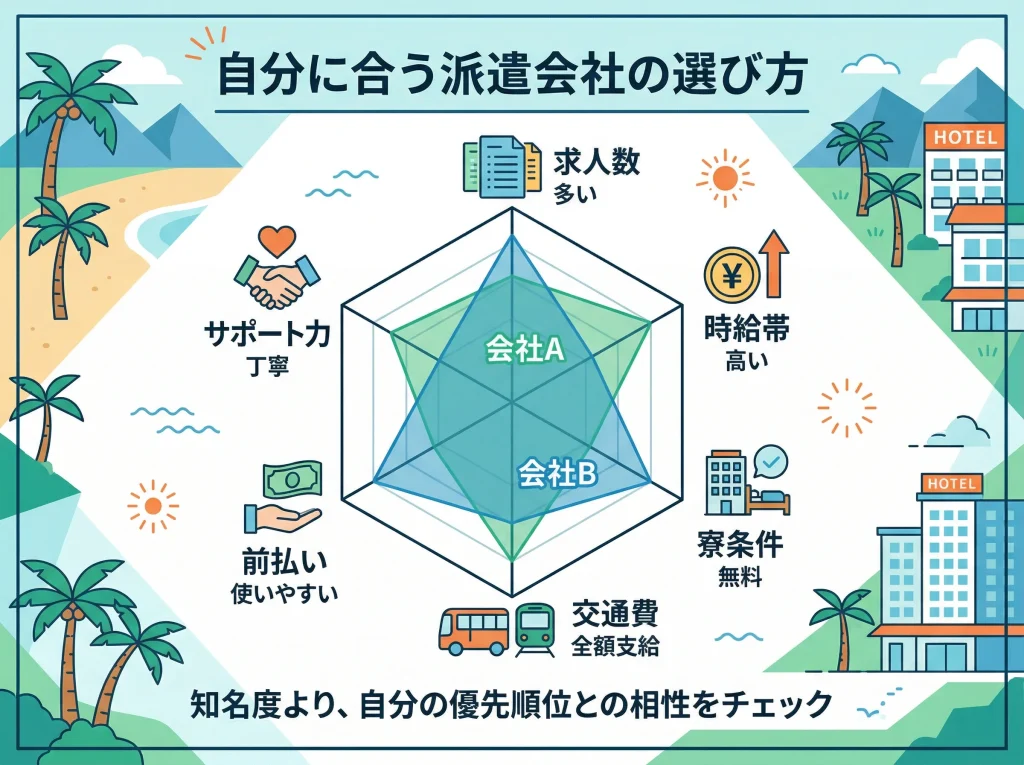 おすすめの派遣会社比較