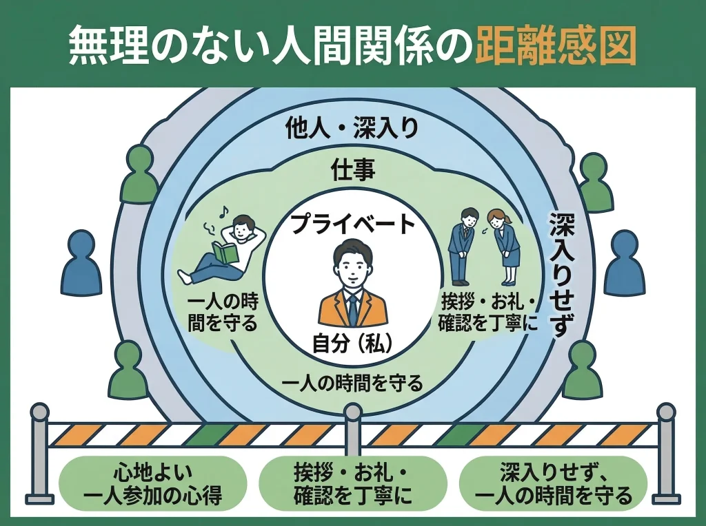一人参加で浮かないコツ