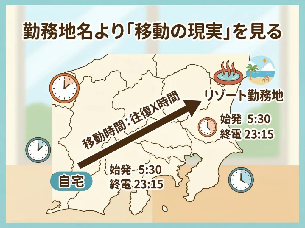 関東で通いやすい勤務地
