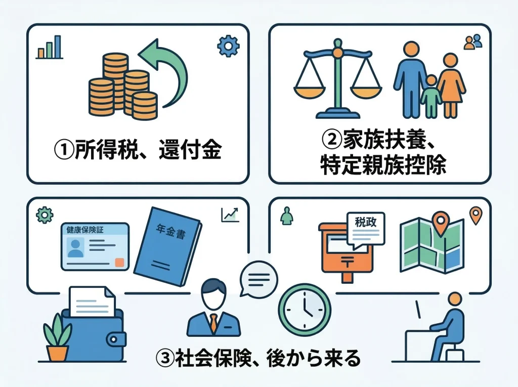 リゾートバイトの税金で損しない結論