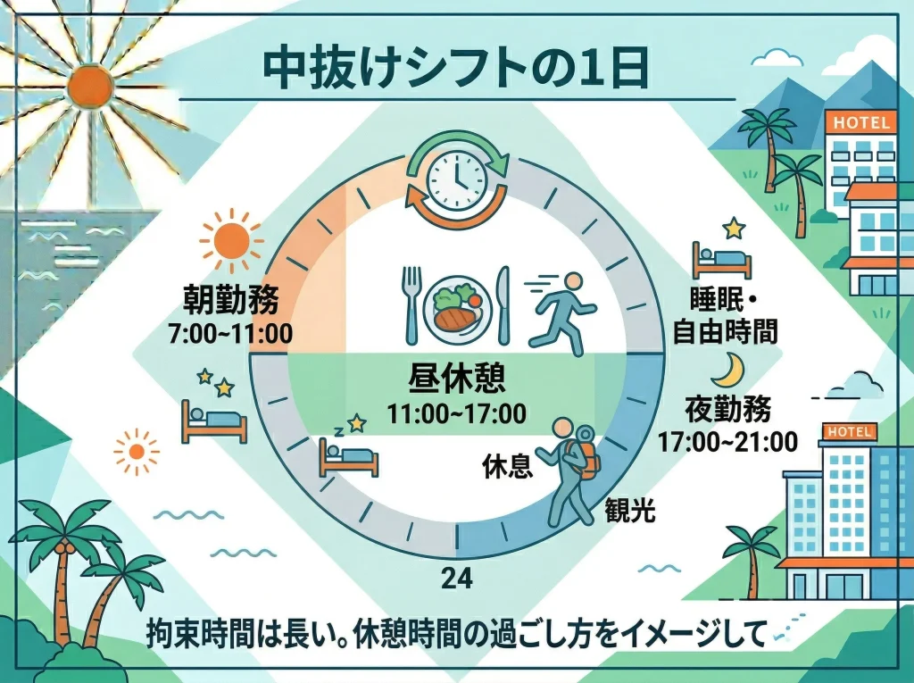 中抜けシフトの実態