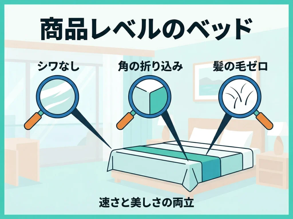 ベッドメイクの負担