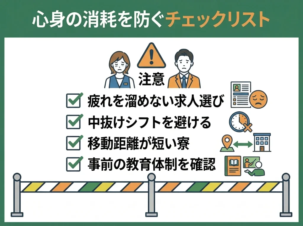 きついと感じる場面