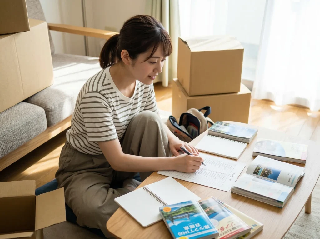 リゾートバイトで荷物を送る前に