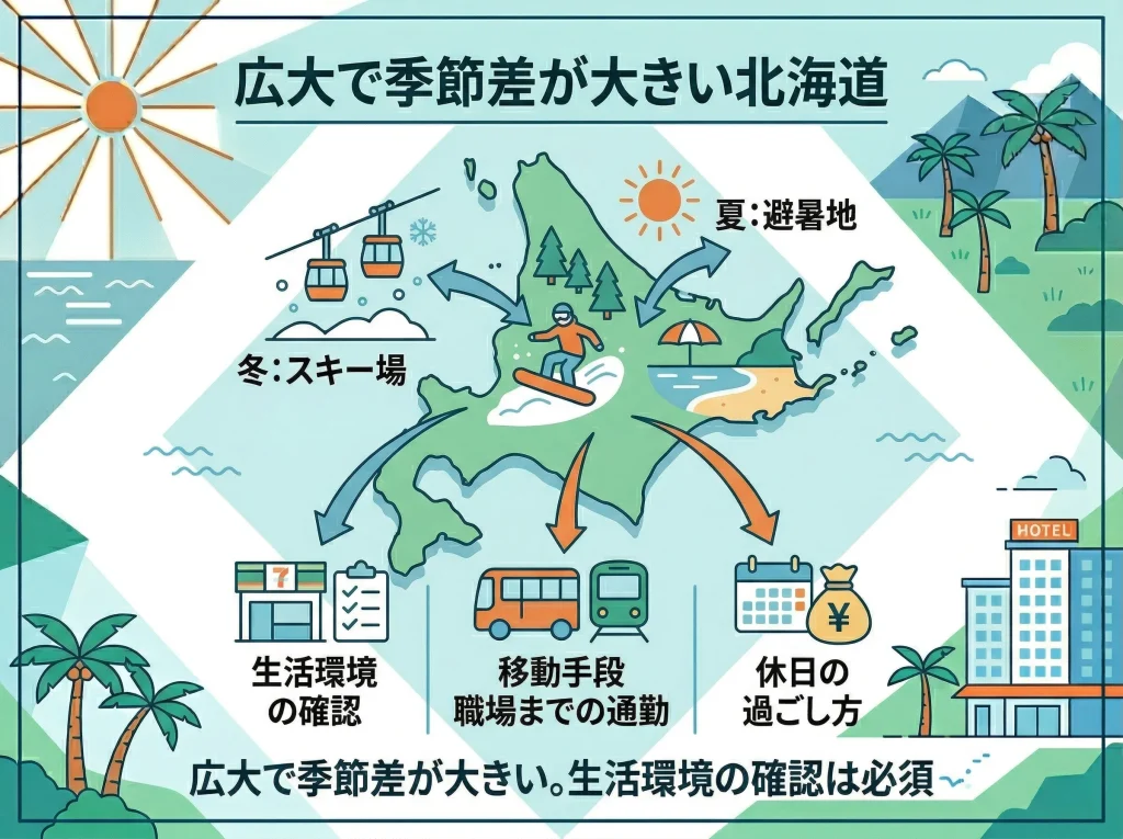 北海道求人の特徴