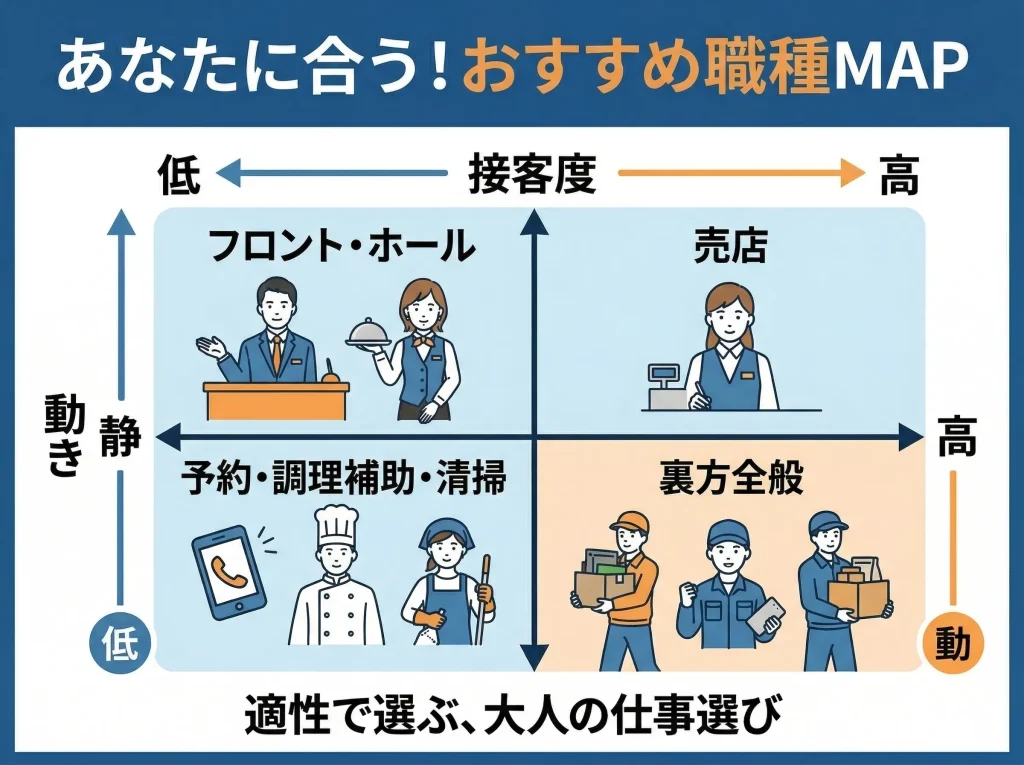 女性が働きやすい職種