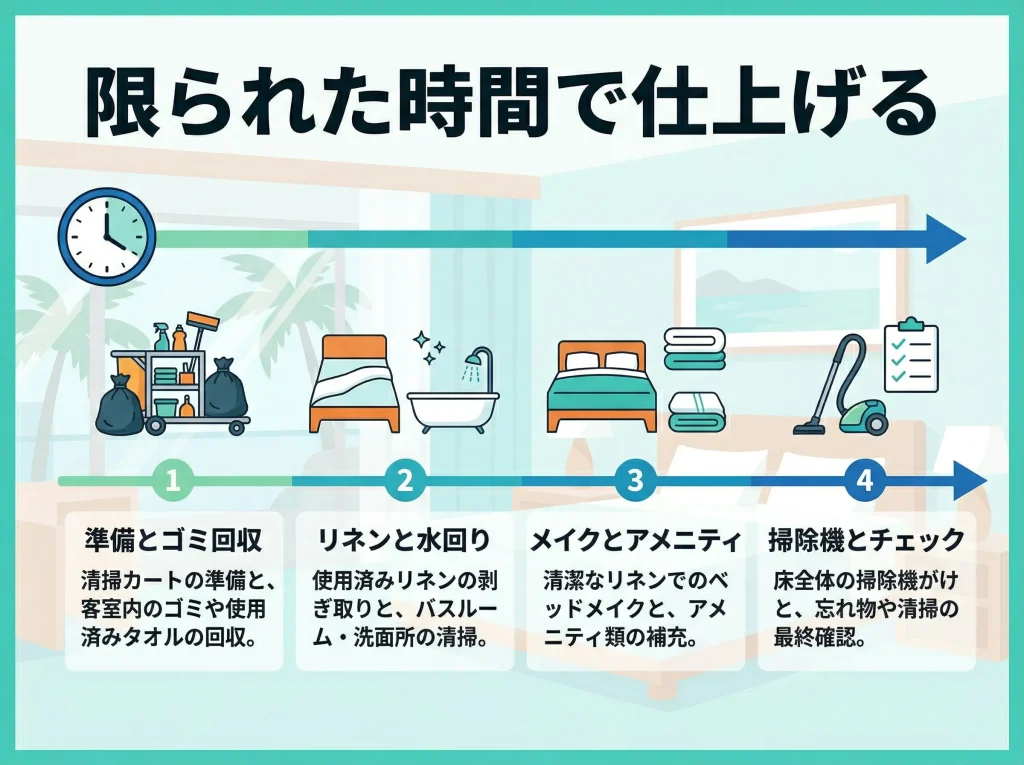 仕事内容と一日の流れ
