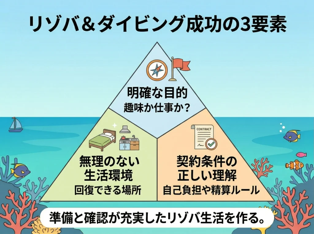 リゾバでダイビングライセンス総括