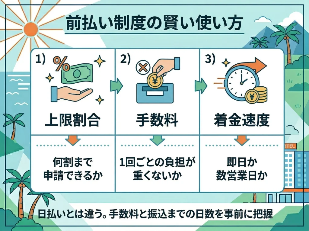 前払い制度の注意点