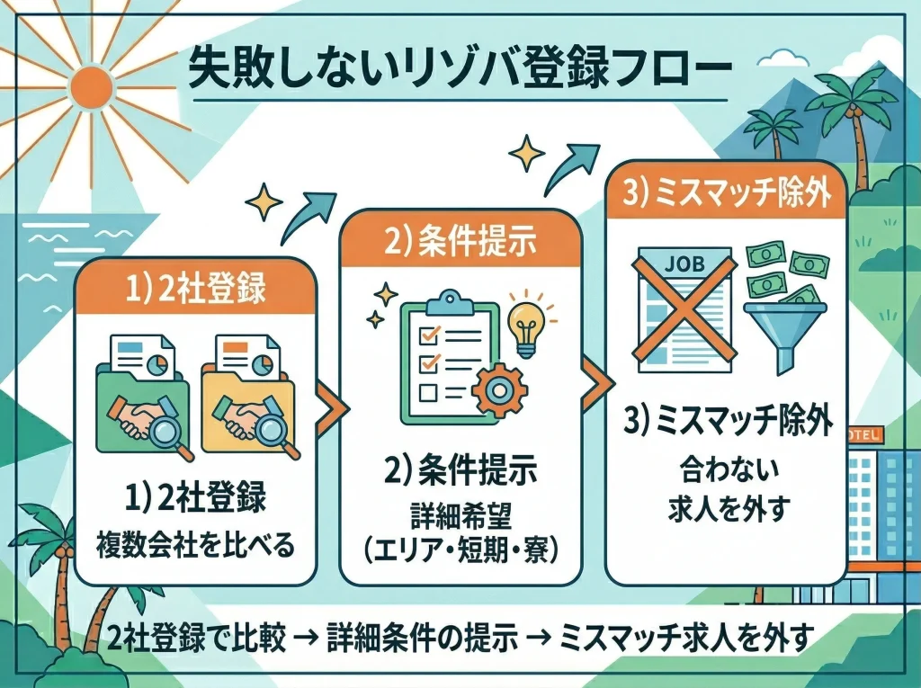 初心者向けの登録手順