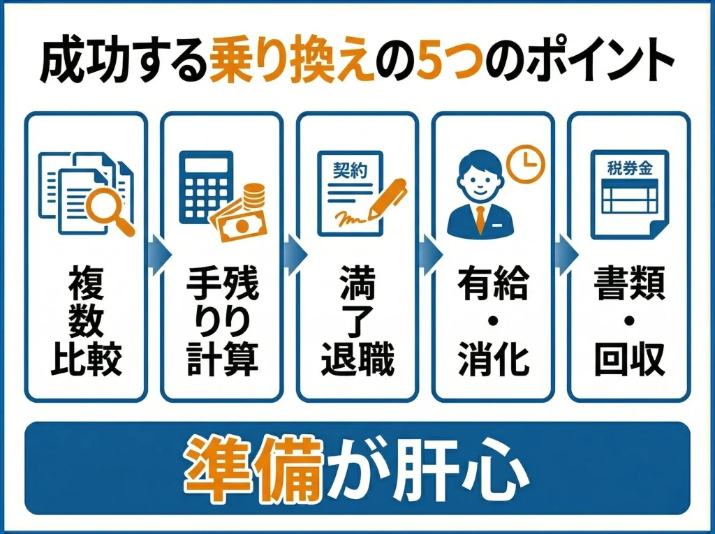 リゾバの派遣会社を変える総括